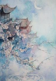 春江花月夜*4夜月花江春